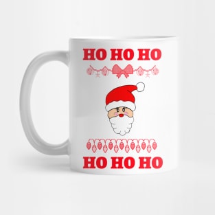 Ugly Christmas Sweater Funny Santa Clause Mug